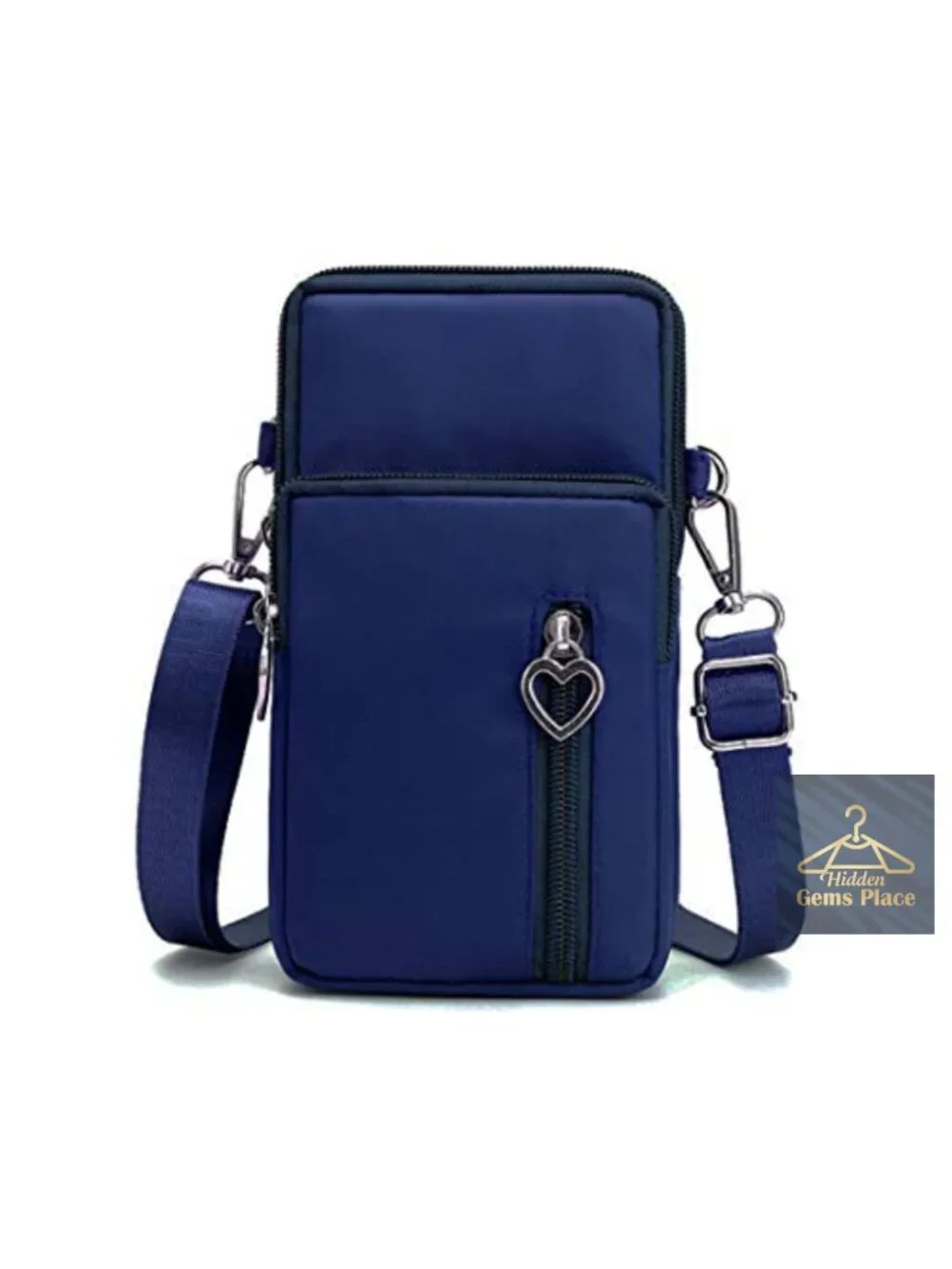 Nylon Small Crossbody Wallet Phone Bag with Adjustable Strap